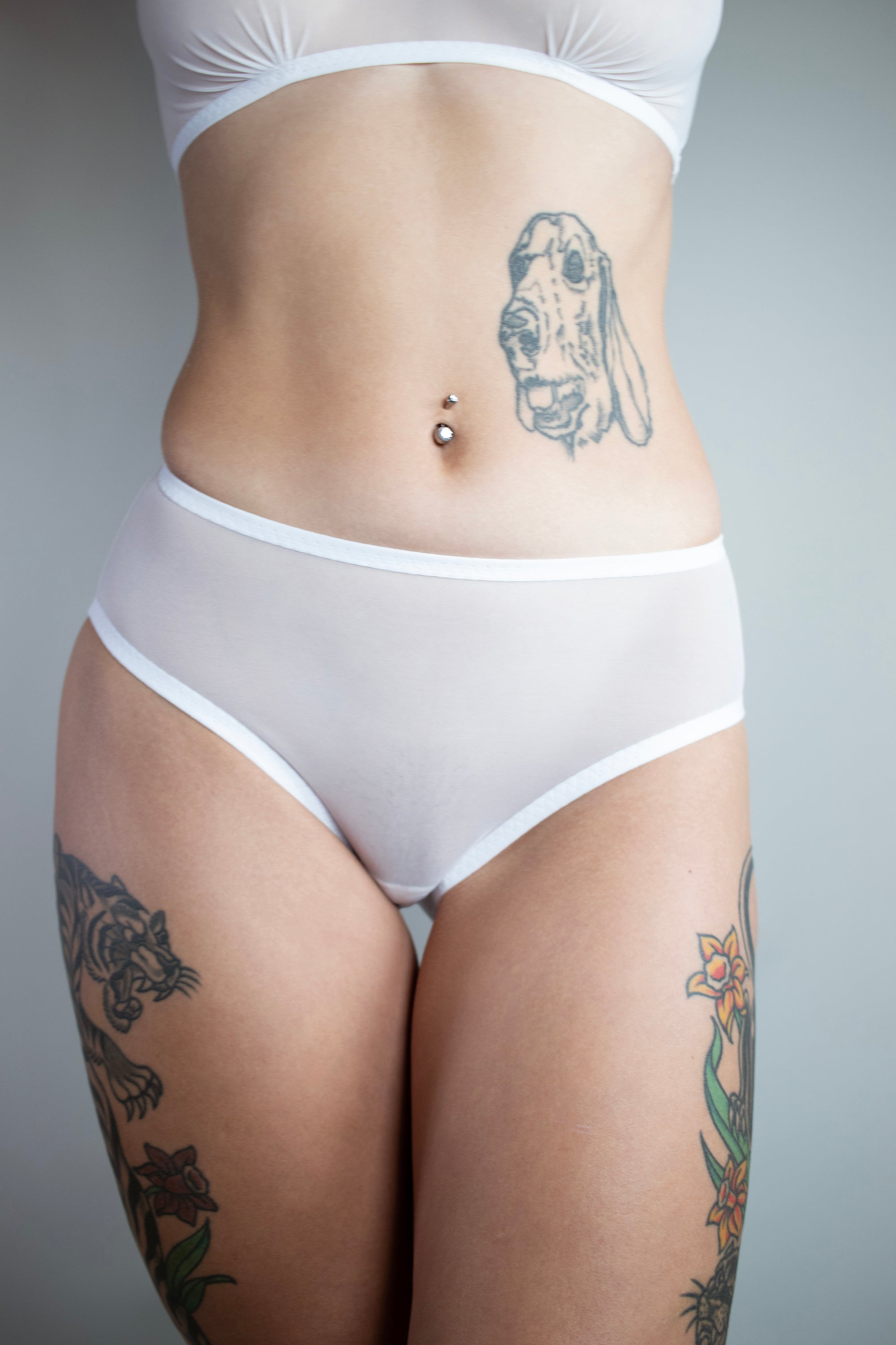 Italian Mesh French Cut Brief