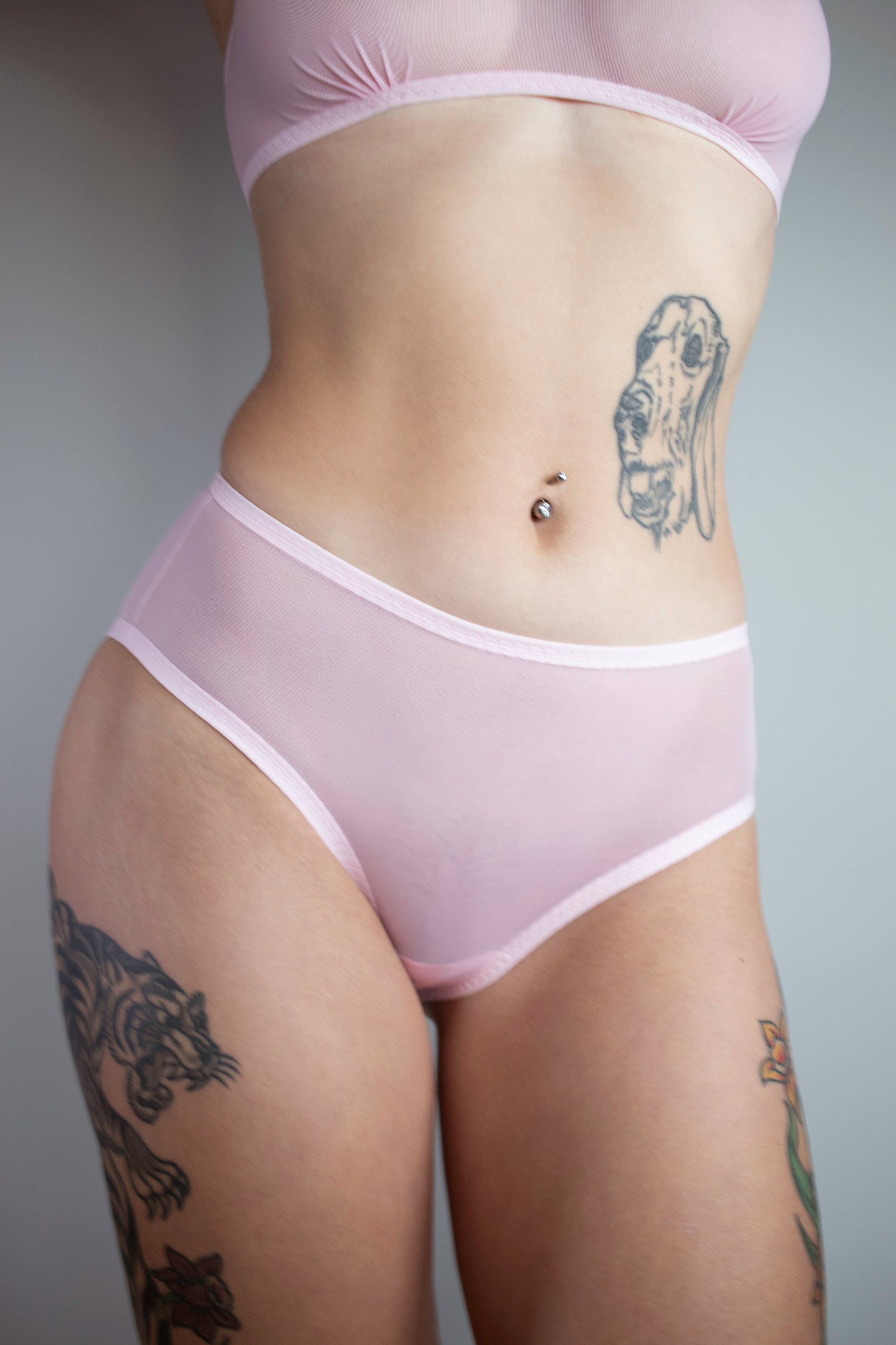 Italian Mesh French Cut Brief