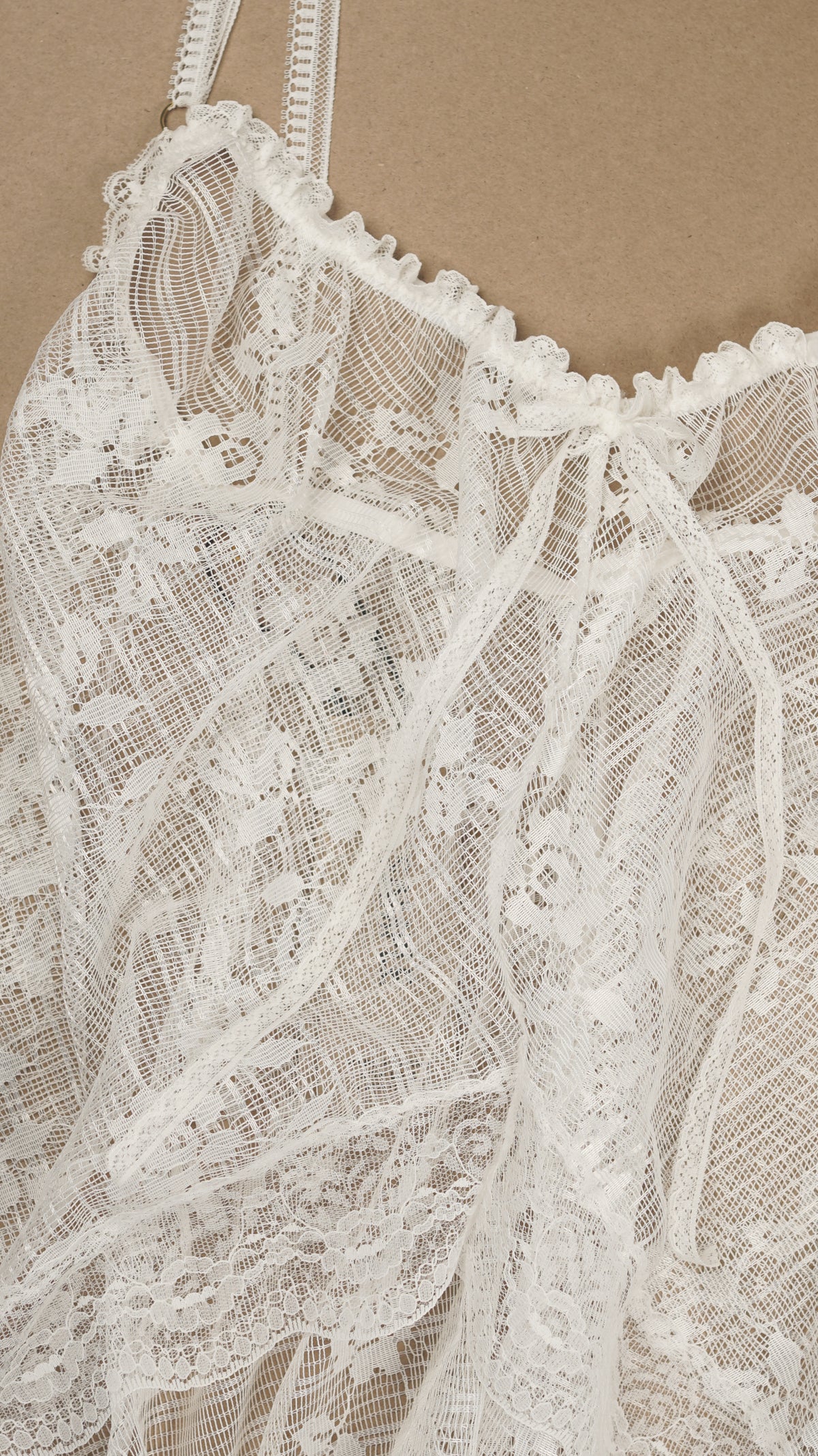 SAMPLE: Vintage Lace Cami #4 Size S/M