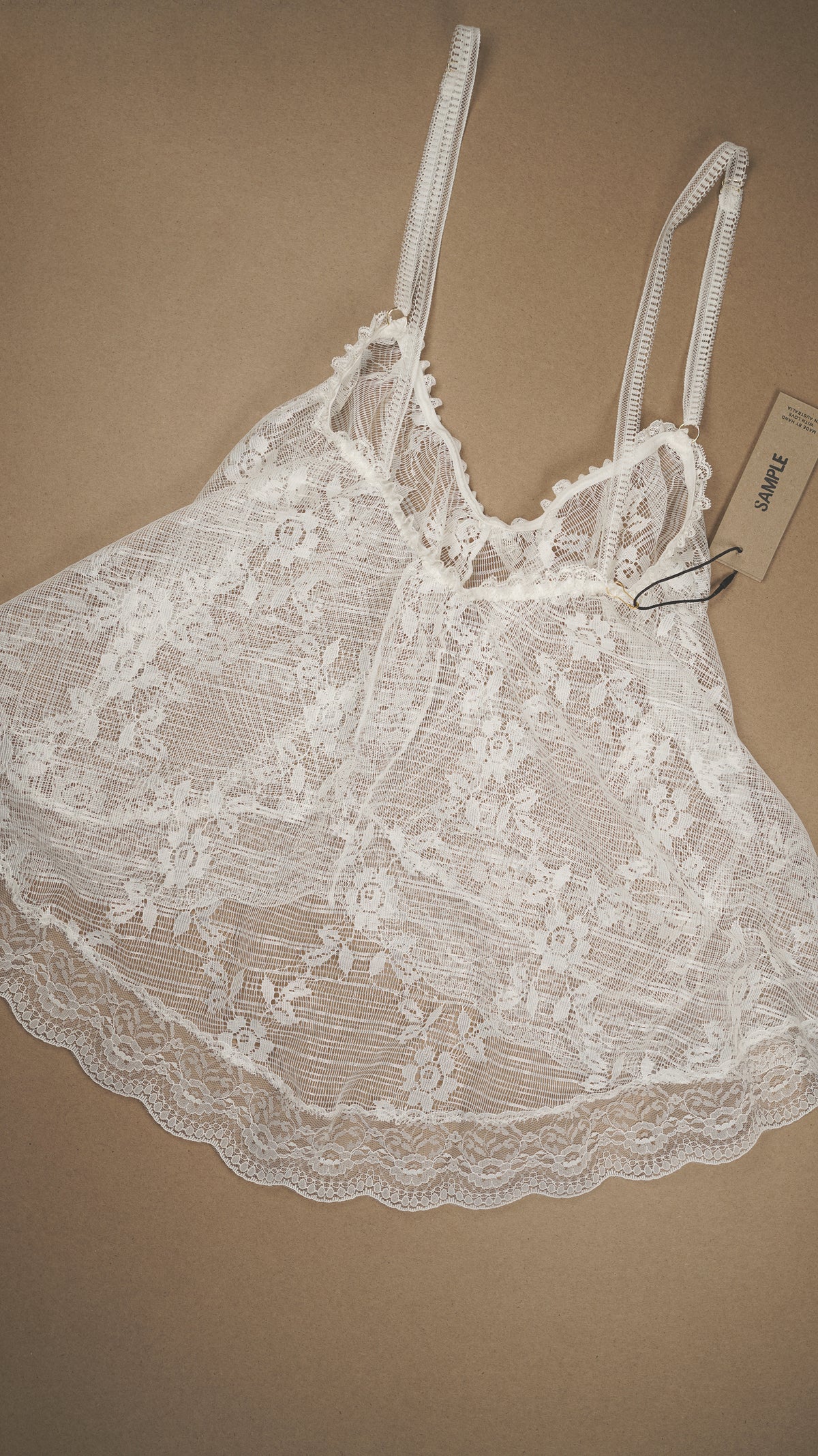 SAMPLE: Vintage Lace Cami #4 S/M