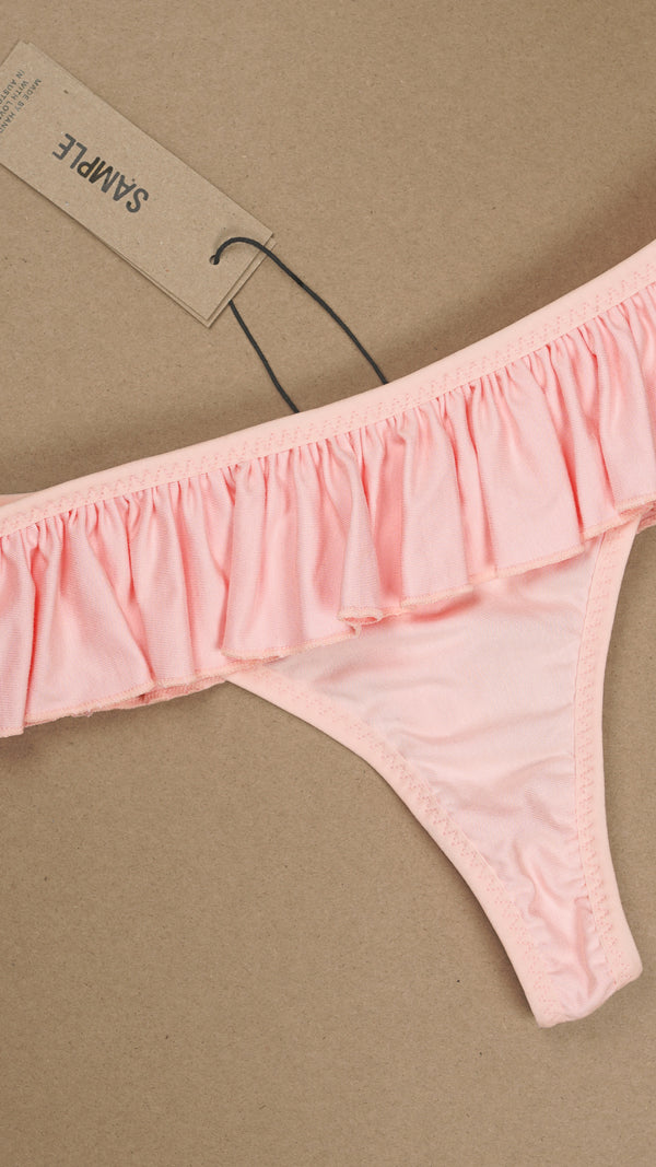 SAMPLE: Bamboo Ruffle Thong S/M