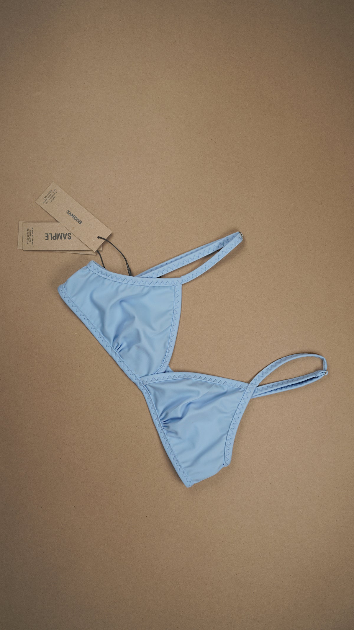 SAMPLE: Recycled Swim Triangle Bralette