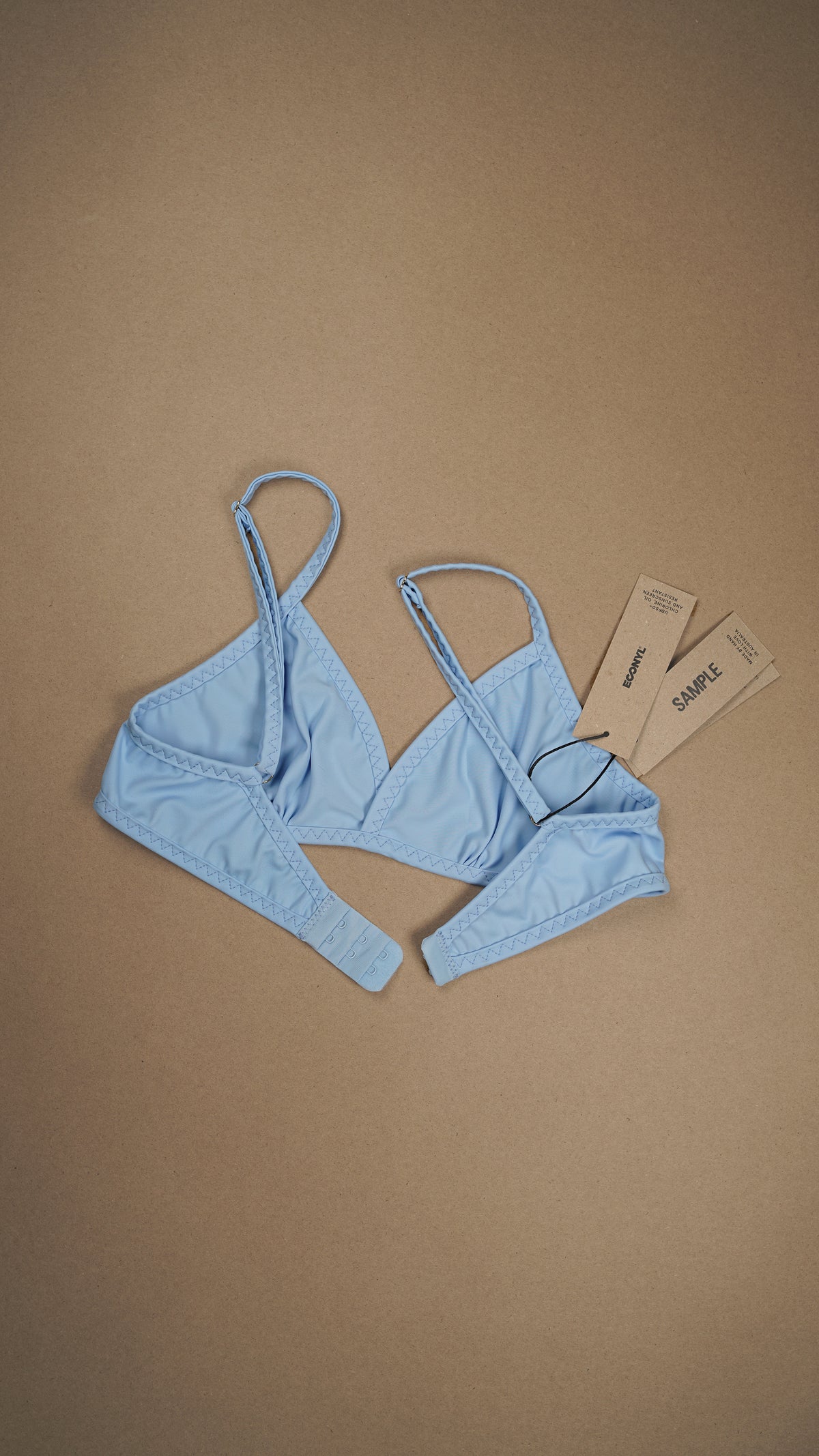 SAMPLE: Recycled Swim Triangle Bralette