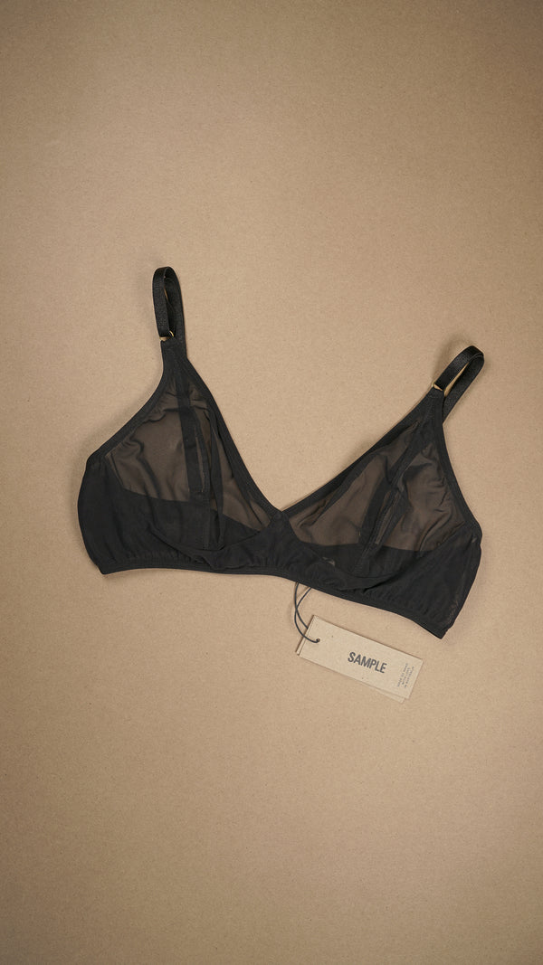 SAMPLE: Triangle Bralette Black 12 C