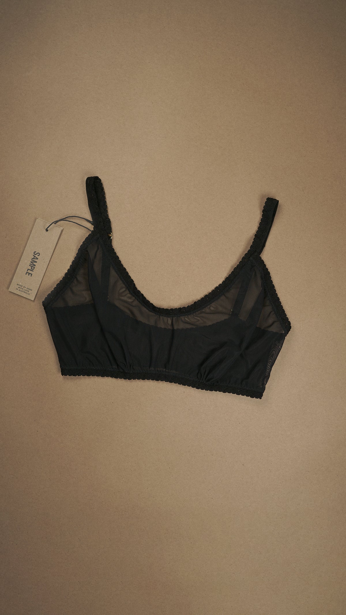 SAMPLE: Lace Trim Bralette Pull-On