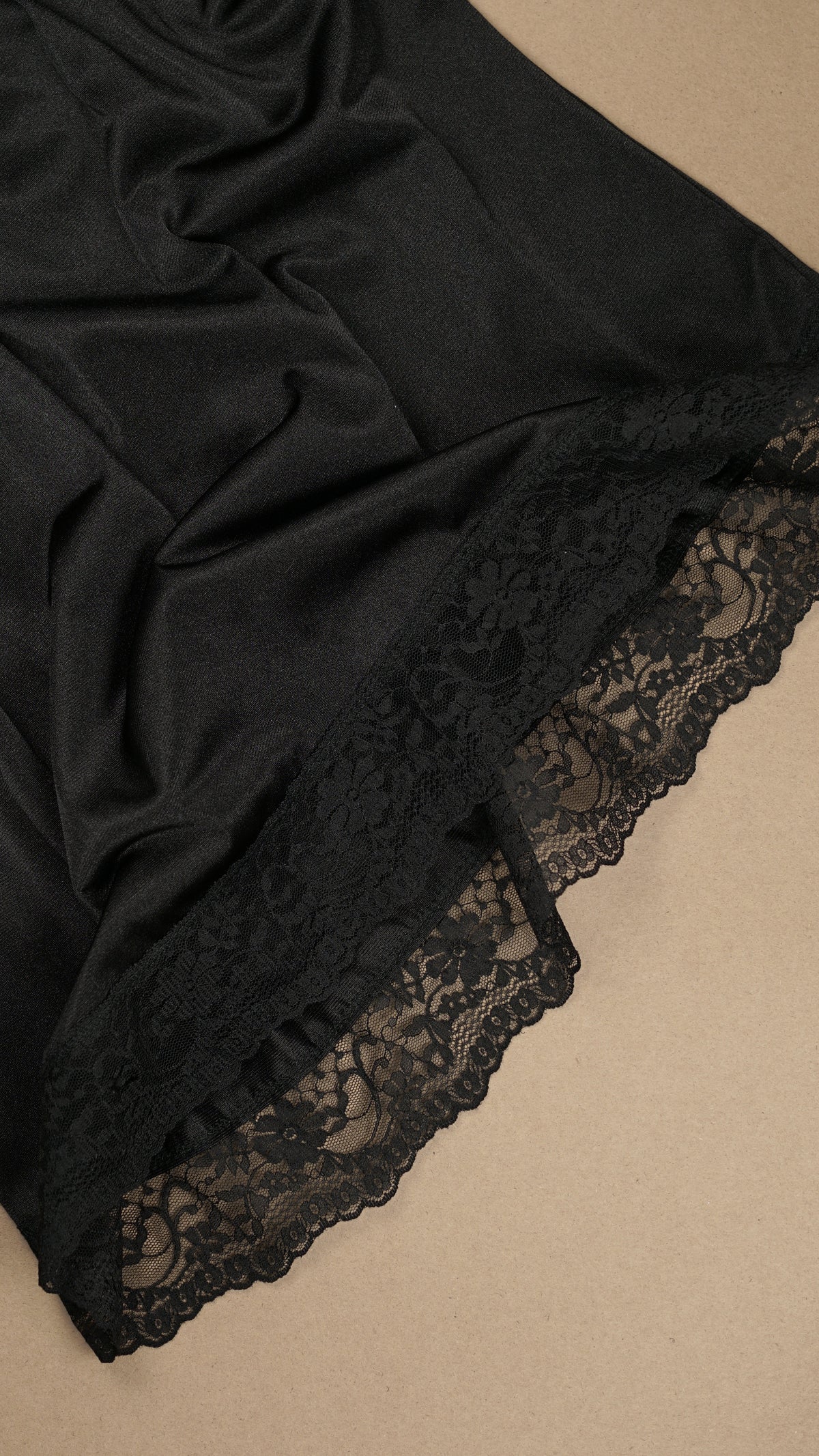 VINTAGE: Australian Made Midi Slip Skirt Black Size S/M