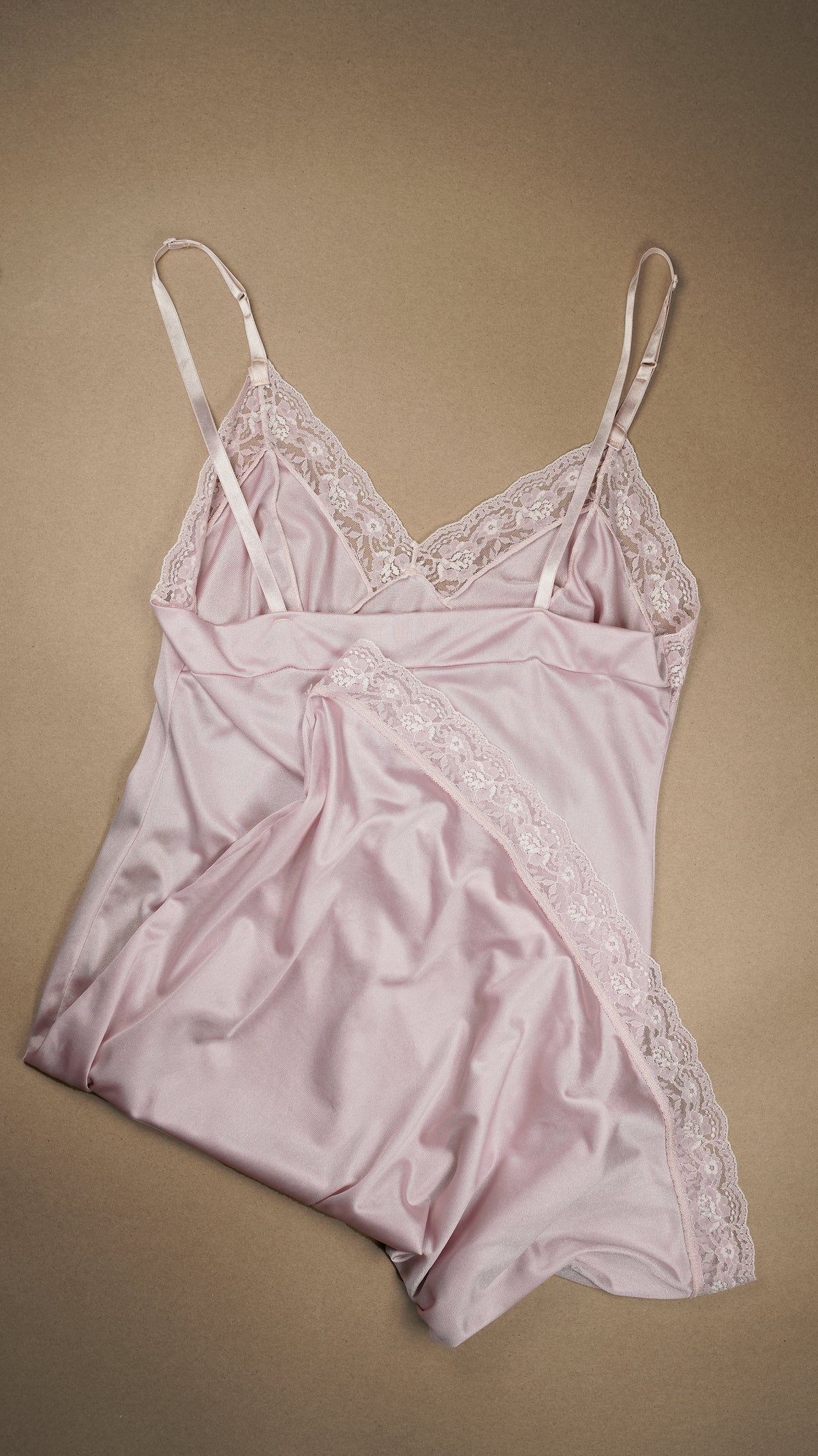 VINTAGE: Australian Made Lace Mini Slip Dress Lilac Fits S-M