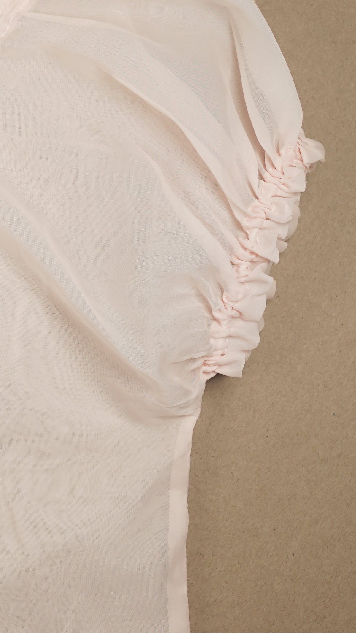 VINTAGE: Australian Made Sheer Ruffle Blouse Fits XS-M