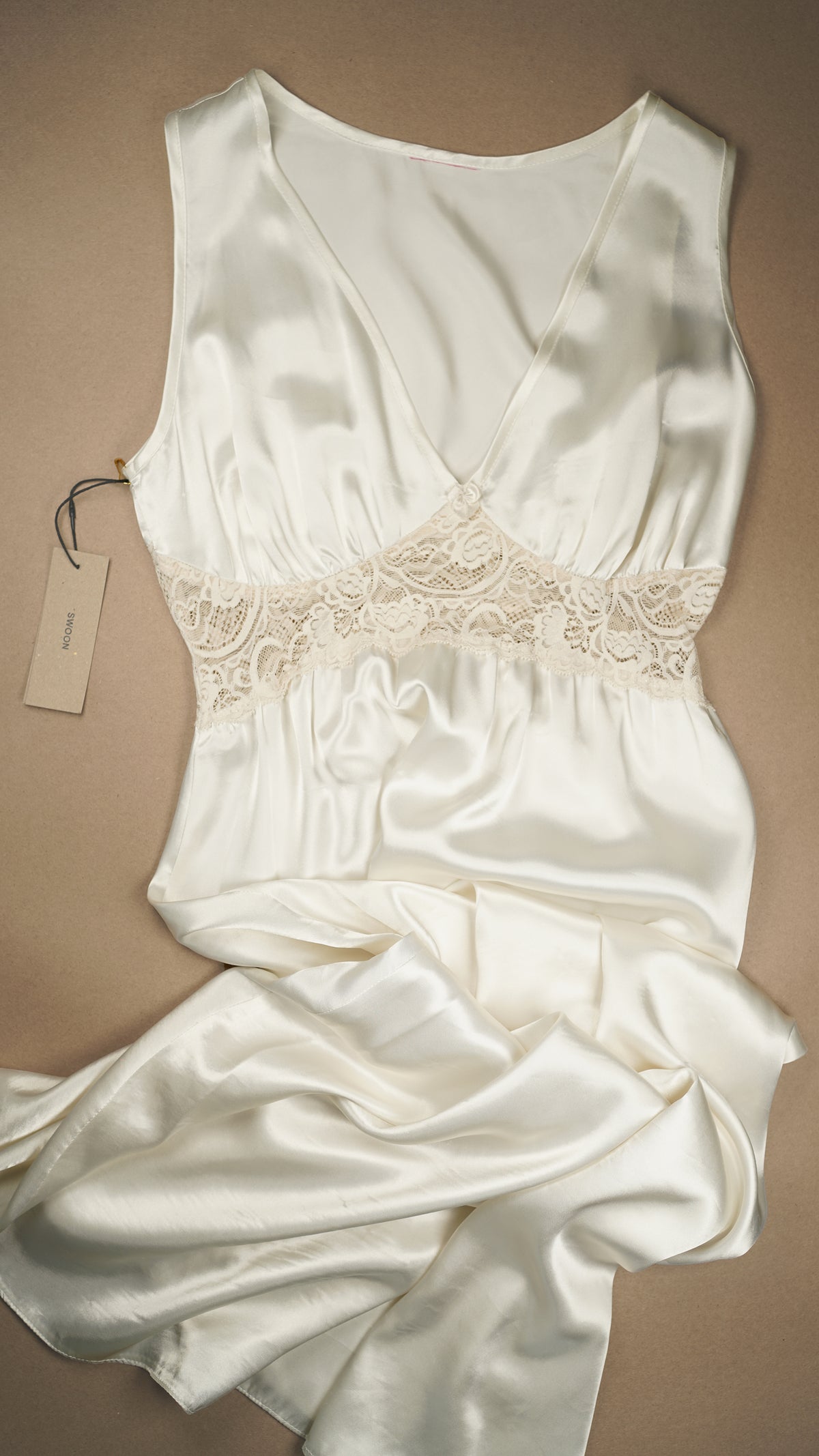 VINTAGE: Australian Made Lace Cutout Satin Long Dress Fits S-L
