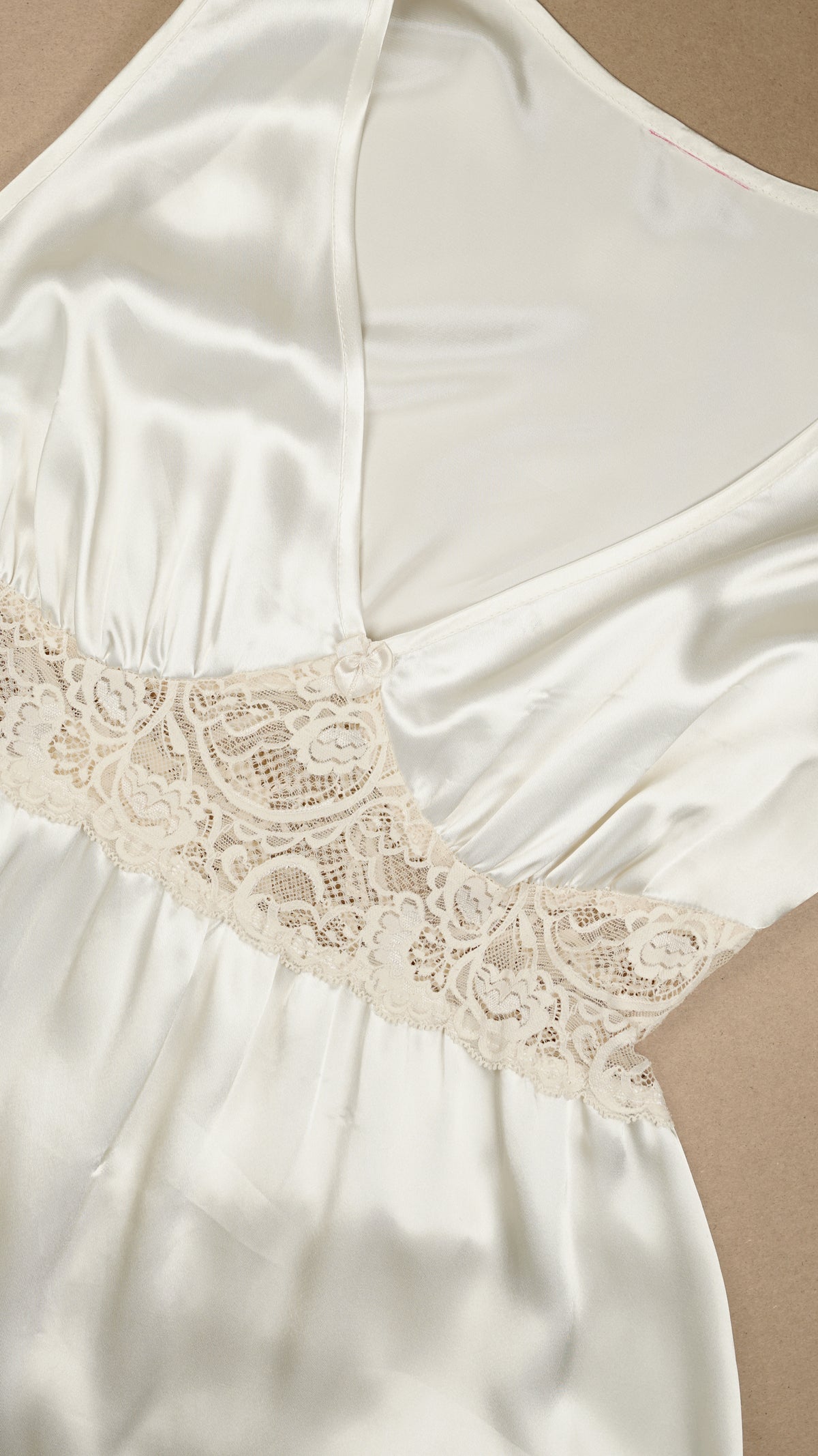 VINTAGE: Australian Made Lace Cutout Satin Long Dress Fits S-L
