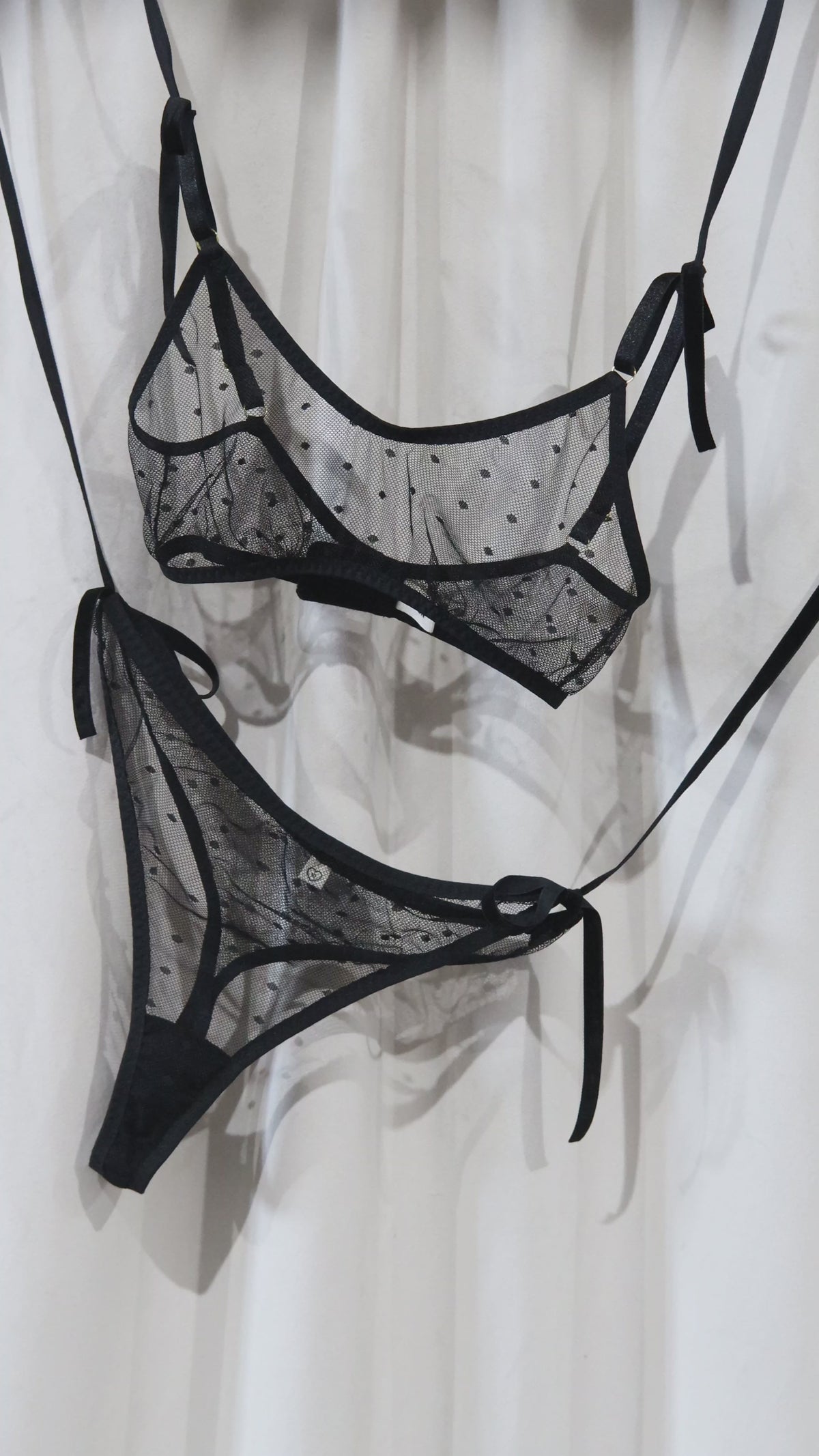 SAMPLE: Polka Dot Bralette