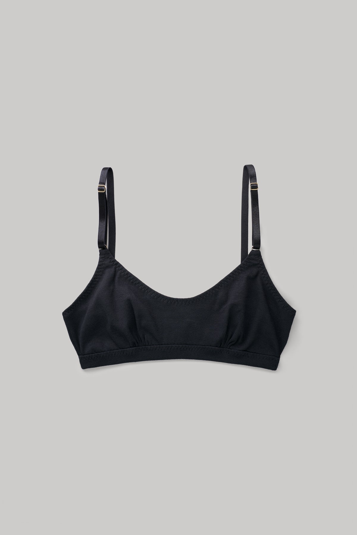 SAMPLE: Ribbed Cotton Bralette Size M