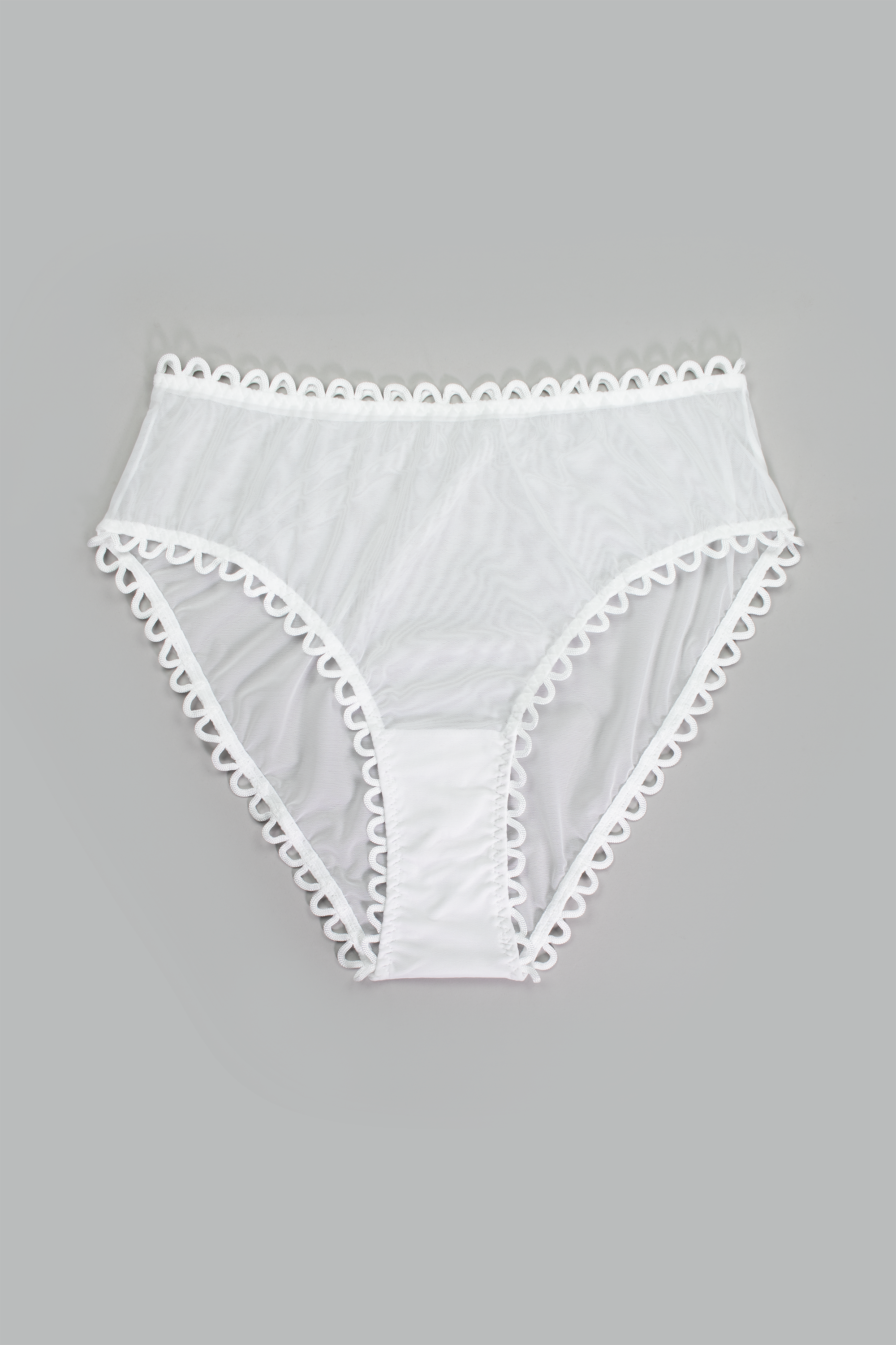 Italian Mesh French Cut Brief in Cloud