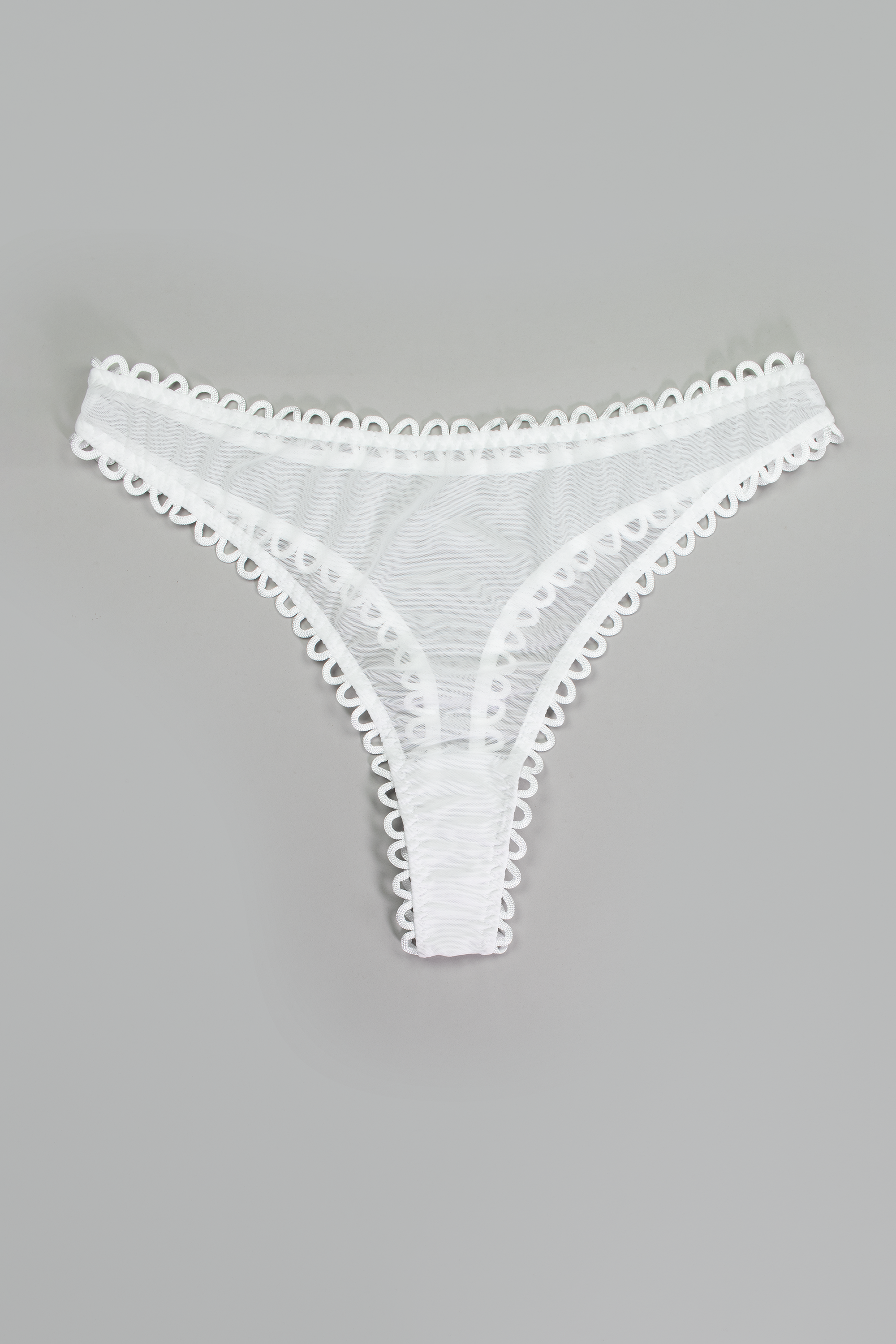 Italian Mesh Thong in Cloud