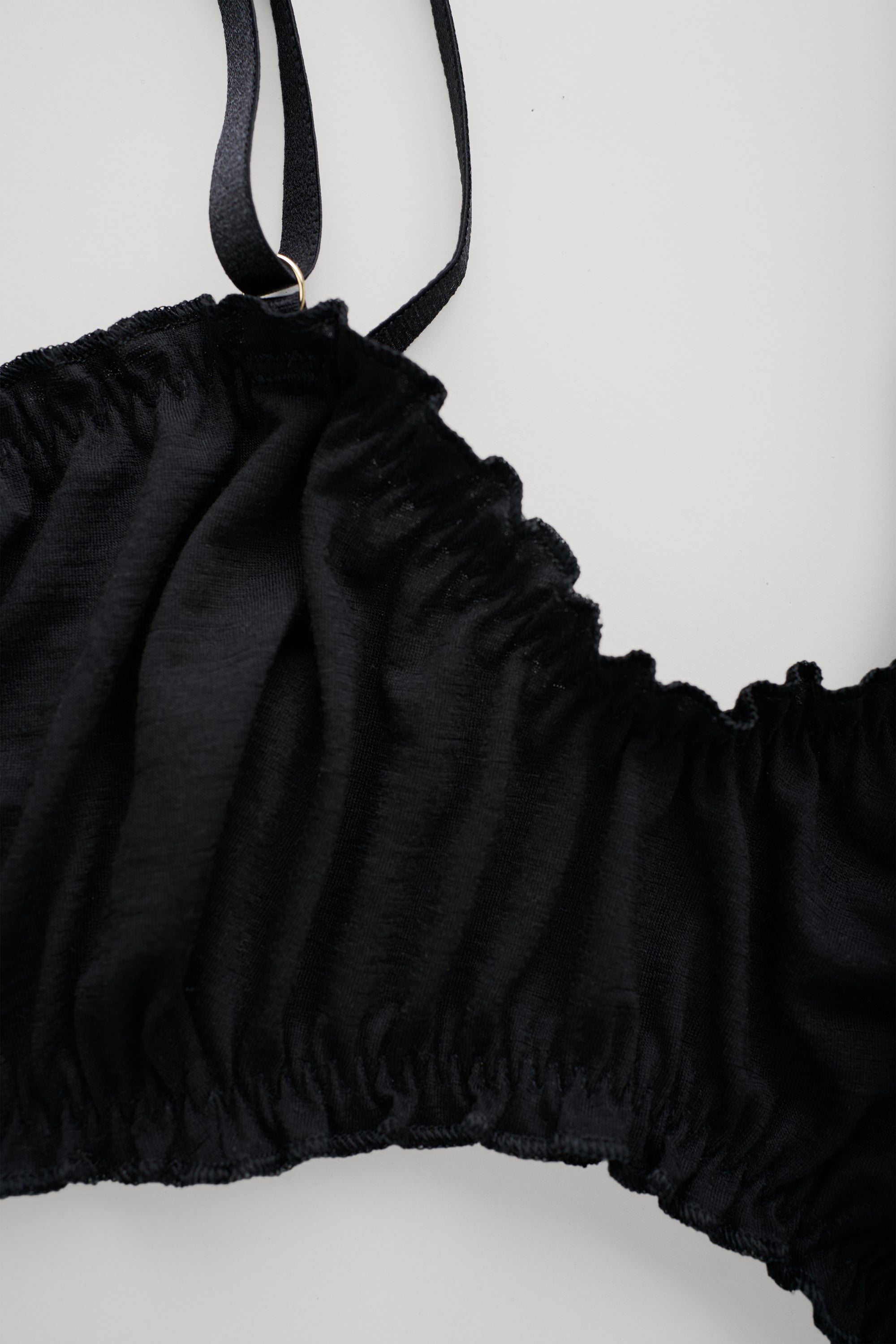 Australian Merino Ruffle Bralette