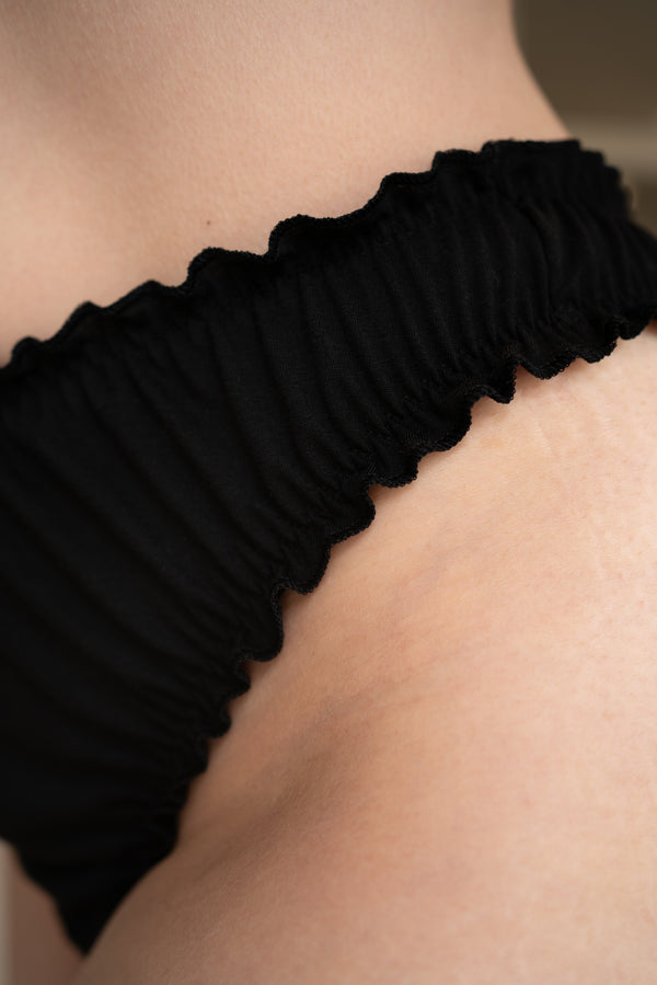 Australian Merino Ruffle Thong