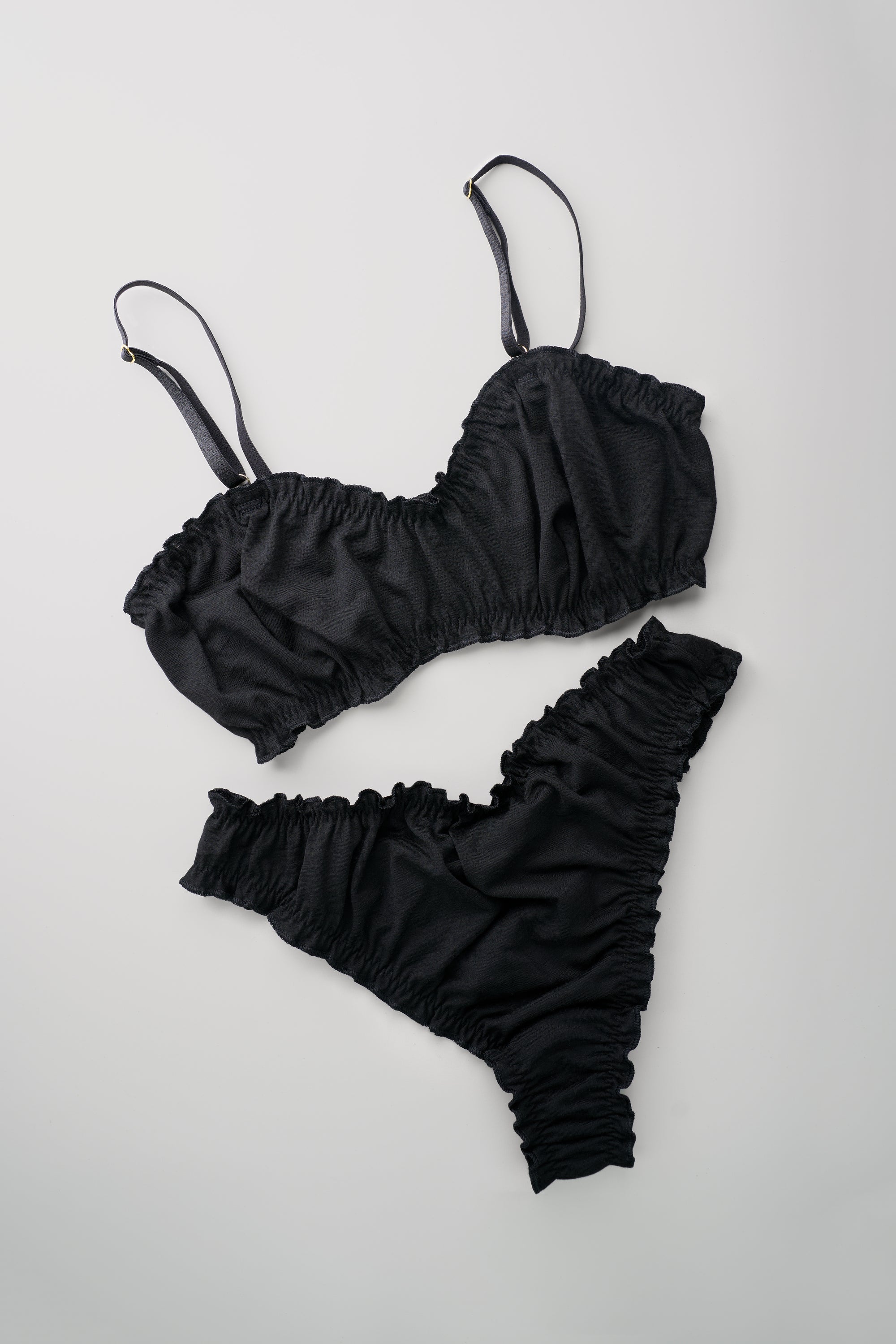 Australian Merino Ruffle Bralette