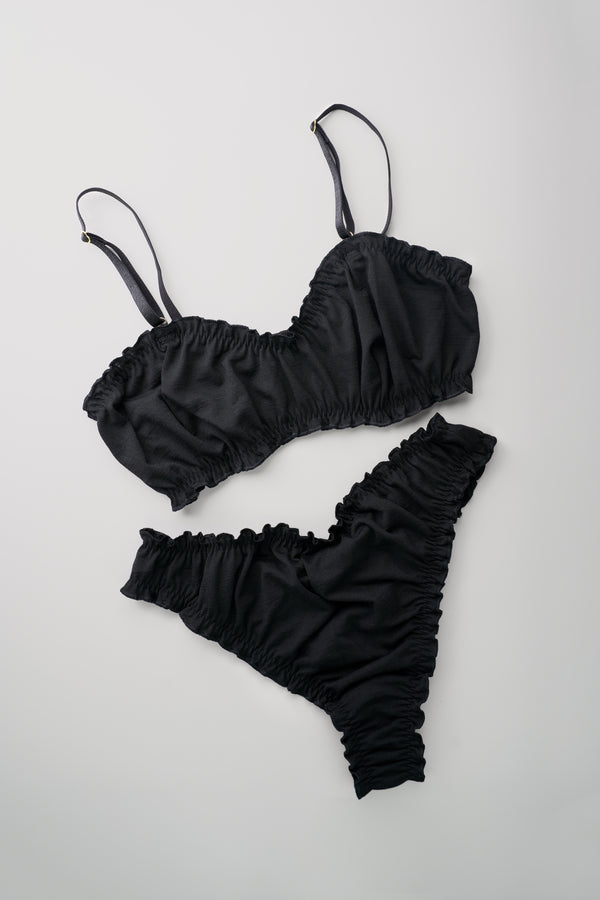 Australian Merino Ruffle Bralette