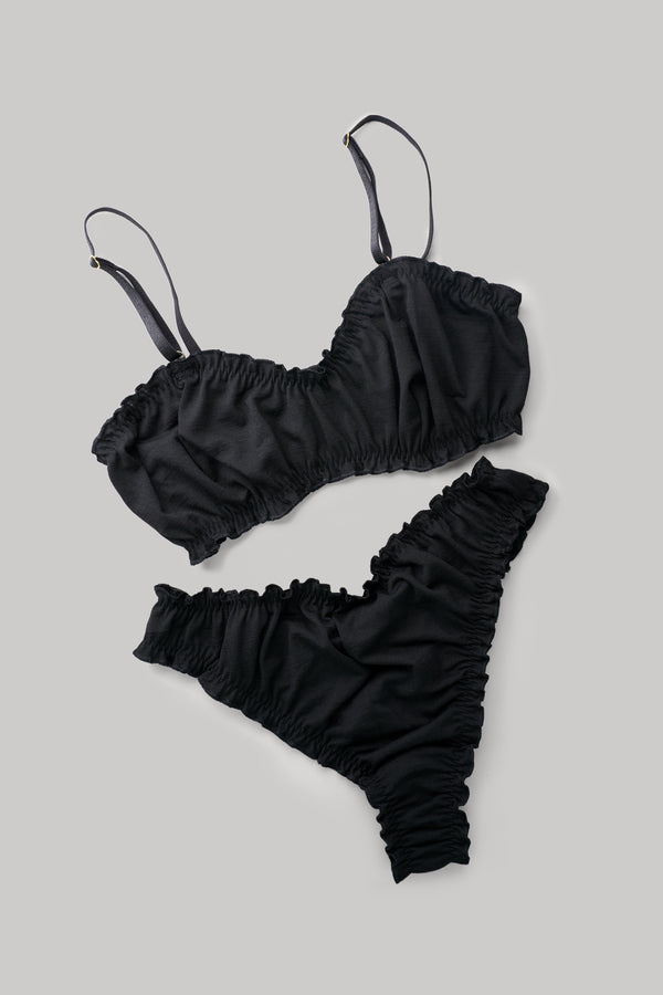 Australian Merino Ruffle Thong