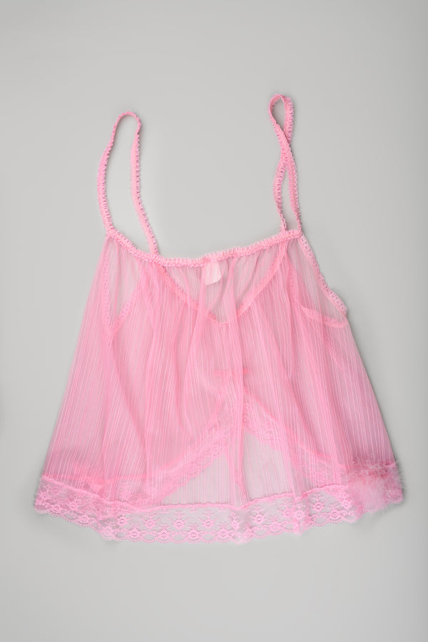 Vintage Camisole with Feathers