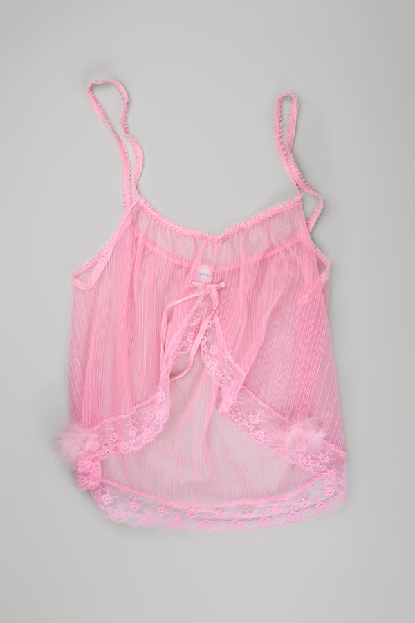 Vintage Camisole with Feathers